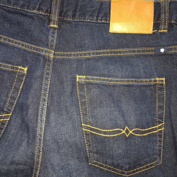 Lucky Brand Jeans Boys 18 Classic Straight Dark Wash Blue Denim High Rise - Picture 14 of 15